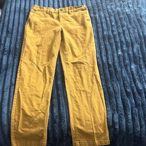 Hurley Men's Teen Boys Chinos khaki pants, size 20, Mustard